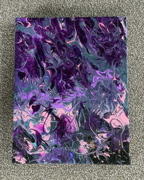 Cosmic Koi Ascending From A Sea Of Gems